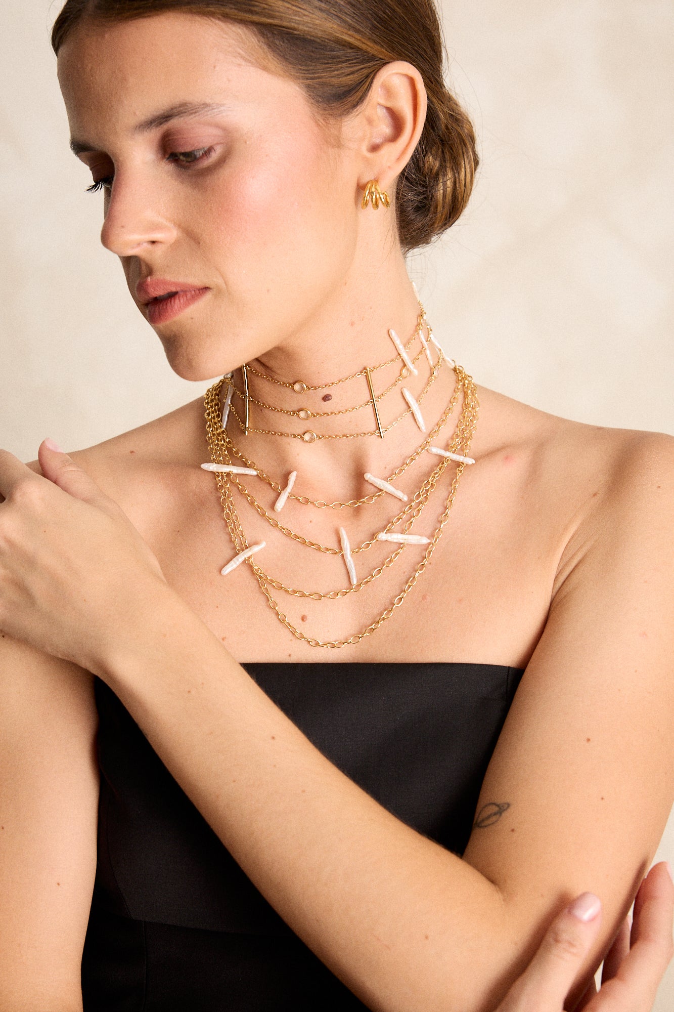 LOOK CHOKER MACARELLA + COLLAR SALADETA