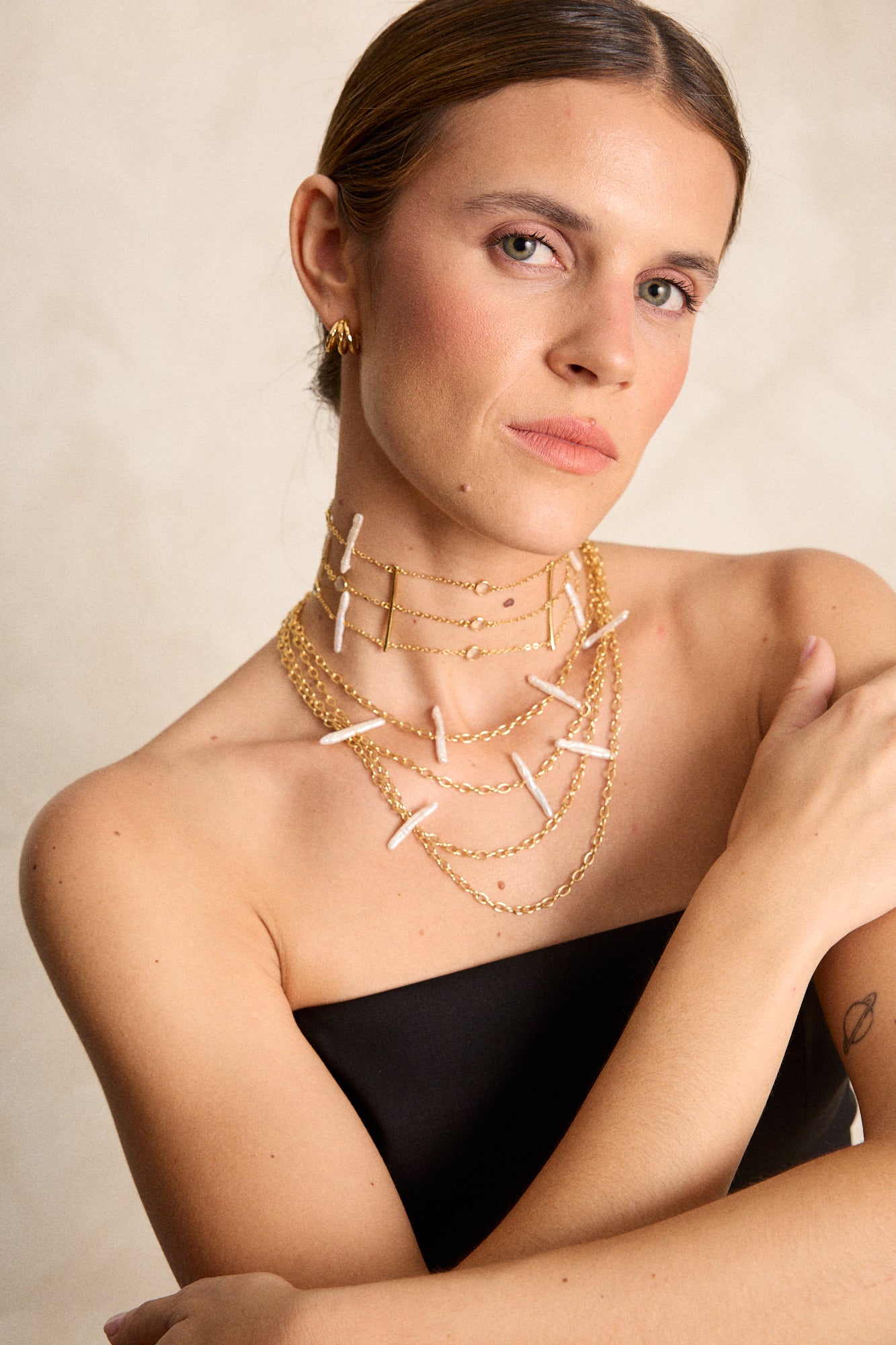 LOOK CHOKER MACARELLA + COLLAR SALADETA