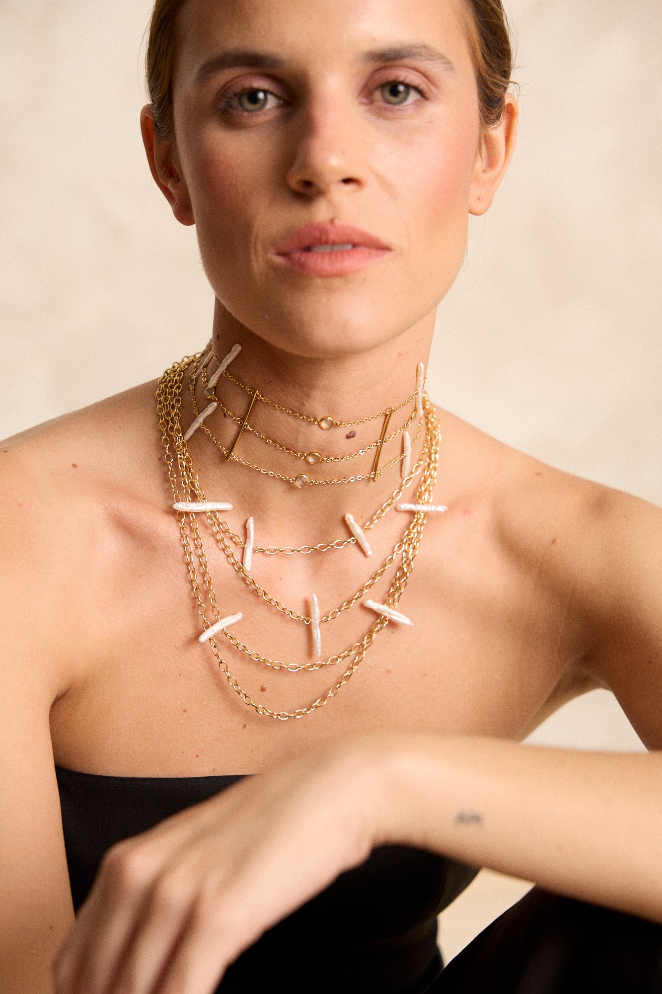 LOOK CHOKER MACARELLA + COLLAR SALADETA