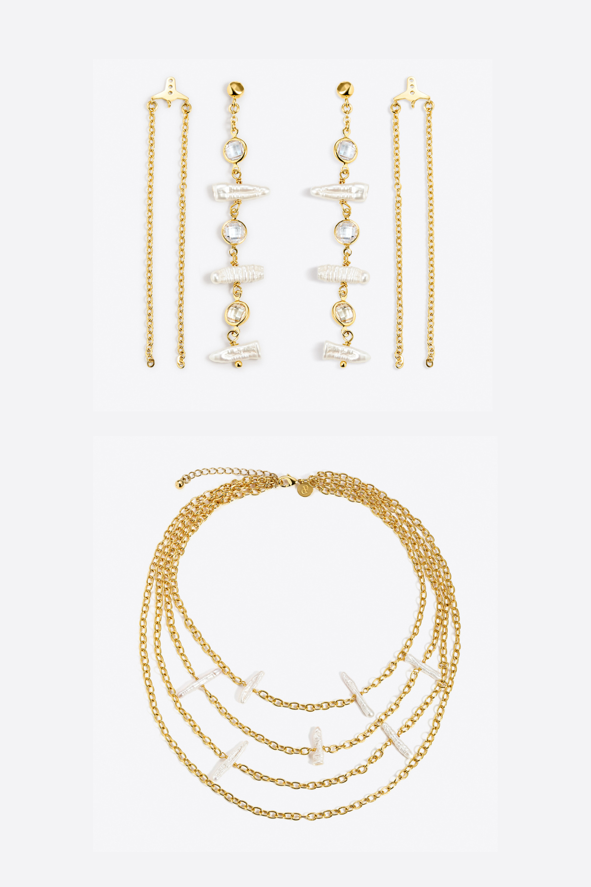 LOOK COLLAR SALADETA + PENDIENTES MITJANA