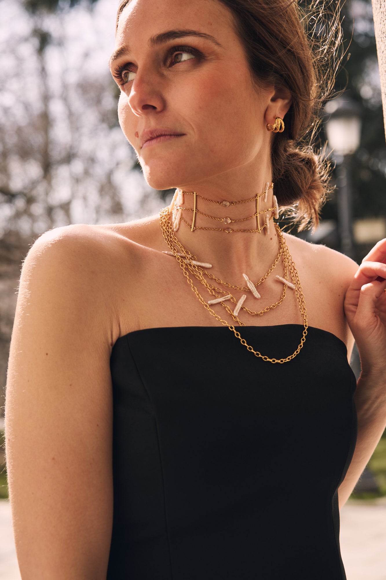 LOOK CHOKER MACARELLA + COLLAR SALADETA