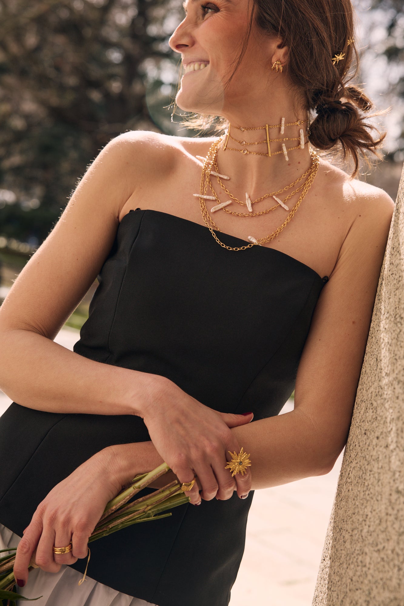 LOOK CHOKER MACARELLA + COLLAR SALADETA