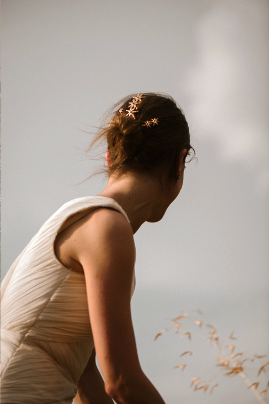 Beatriz, la novia que deslumbró con su recogido