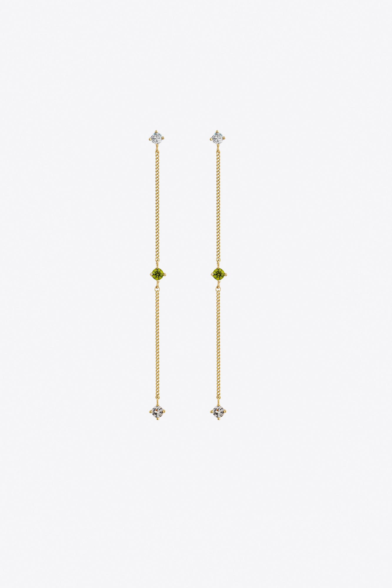 Amiga gold earrings