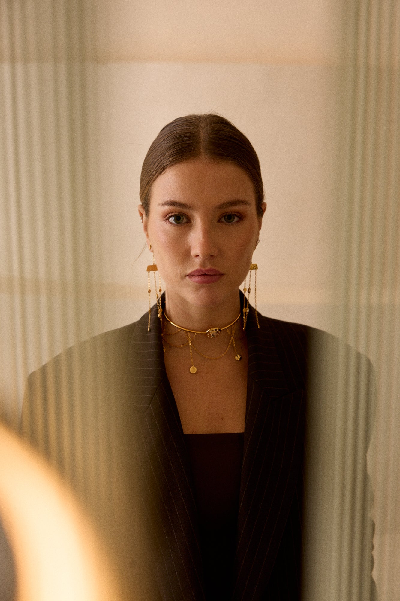 LOOK CHOKER LE CHATEAU +  PENDIENTES FONTAINE