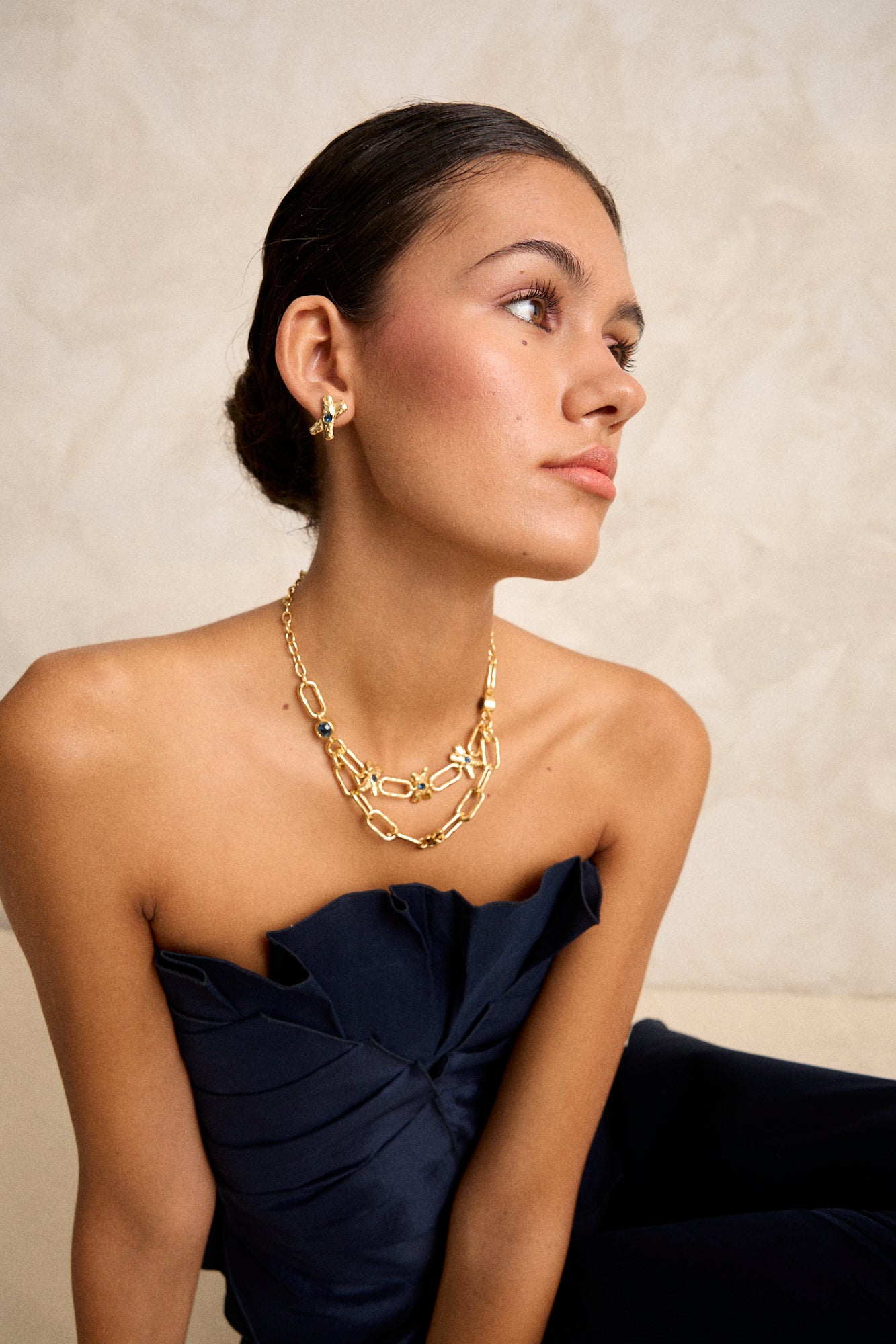 LOOK PENDIENTES AGORA + COLLAR ENCUENTRO