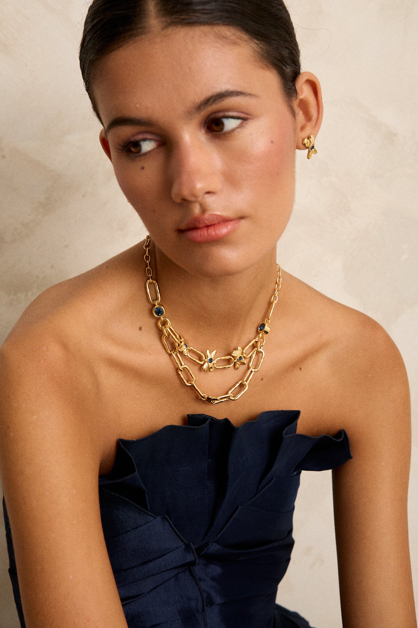 LOOK PENDIENTES AGORA + COLLAR ENCUENTRO