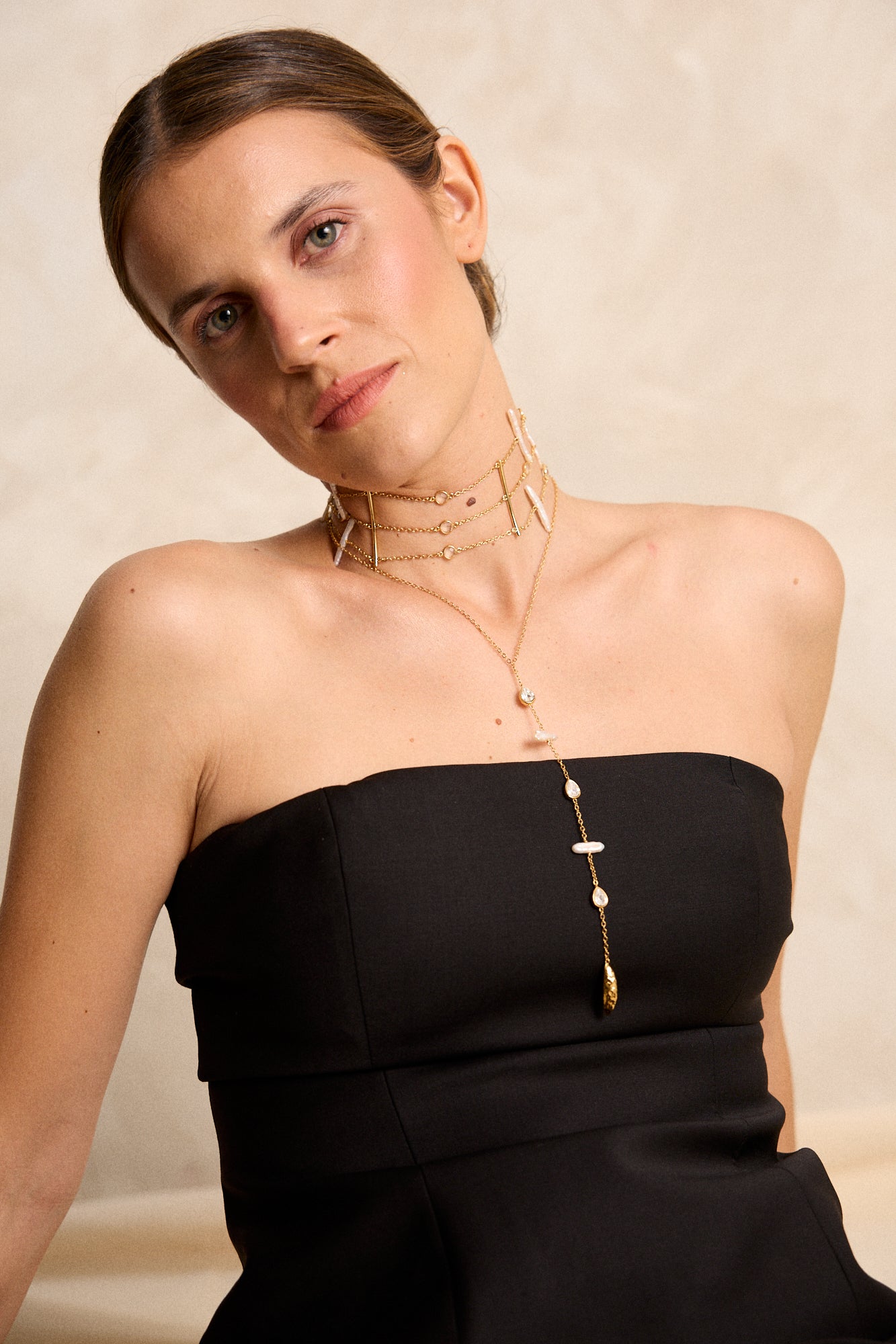 LOOK CHOKER MACARELLA + COLGANTE GRATIAS