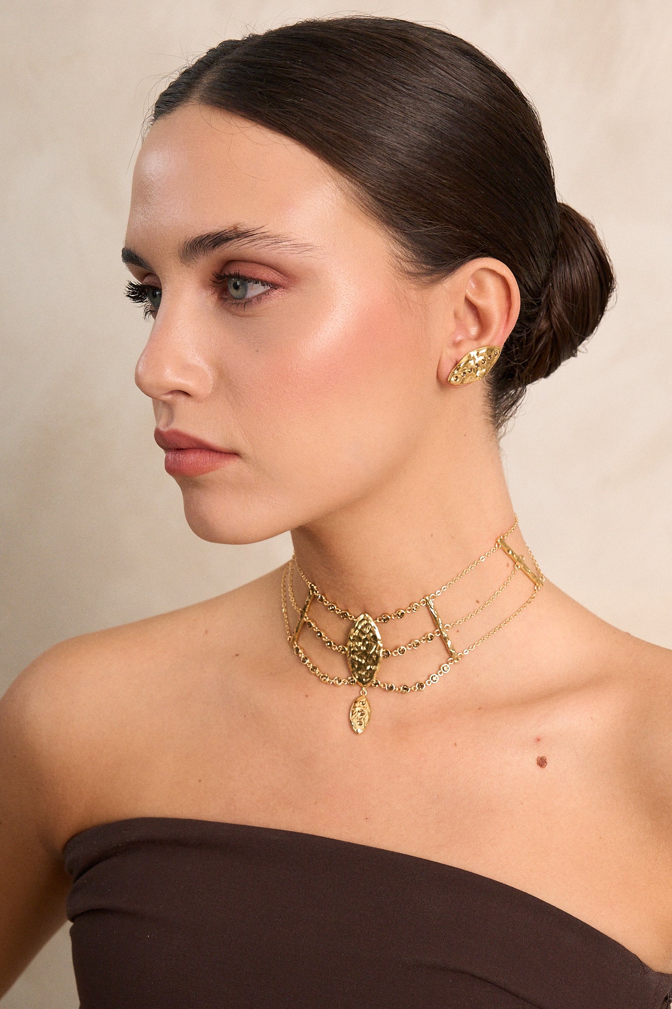 LOOK GARGANTILLA BABILONIA + PENDIENTES NANNA