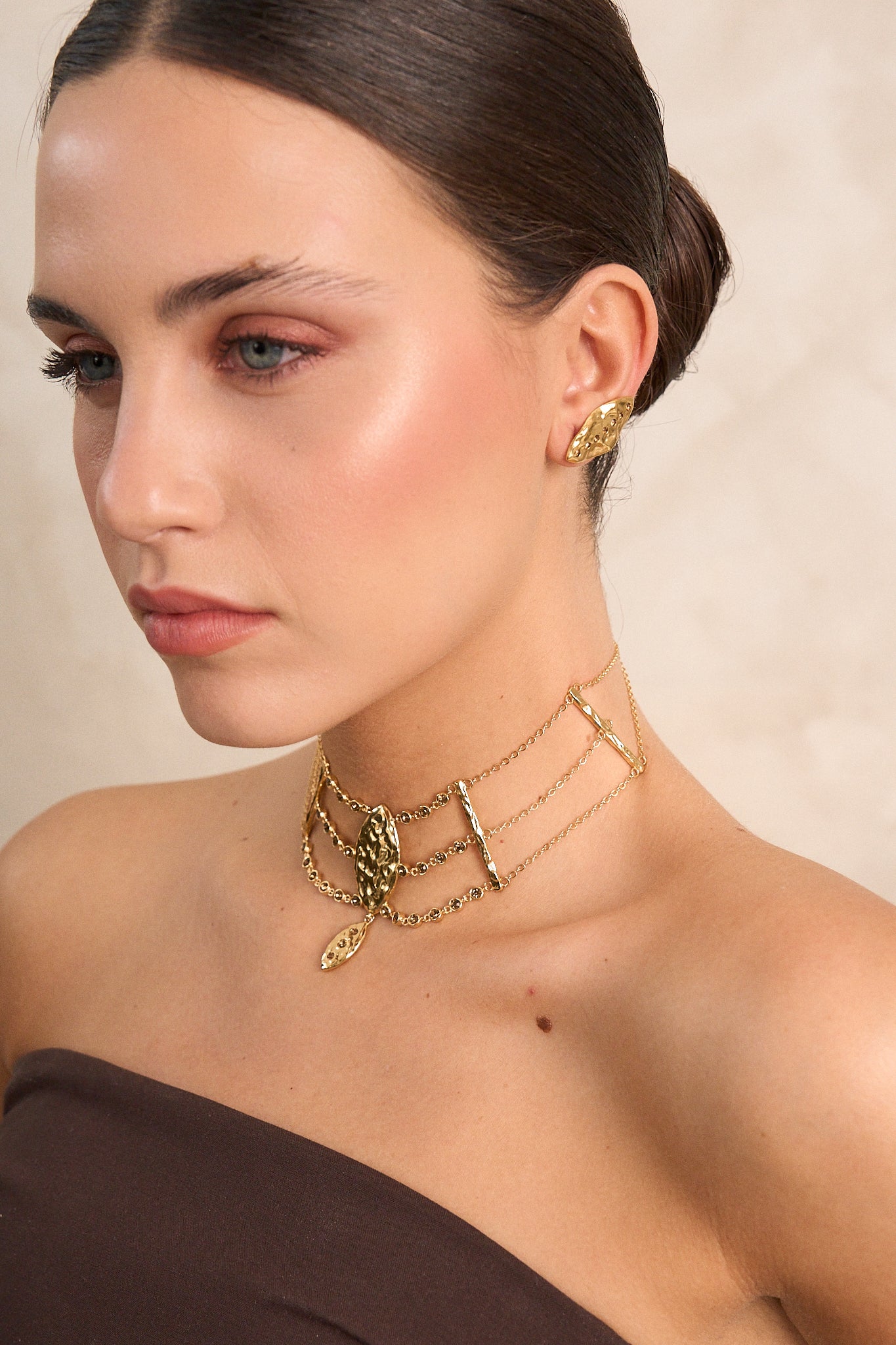 LOOK GARGANTILLA BABILONIA + PENDIENTES NANNA