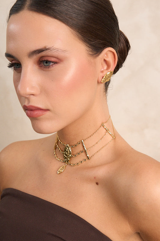 LOOK GARGANTILLA BABILONIA + PENDIENTES NANNA