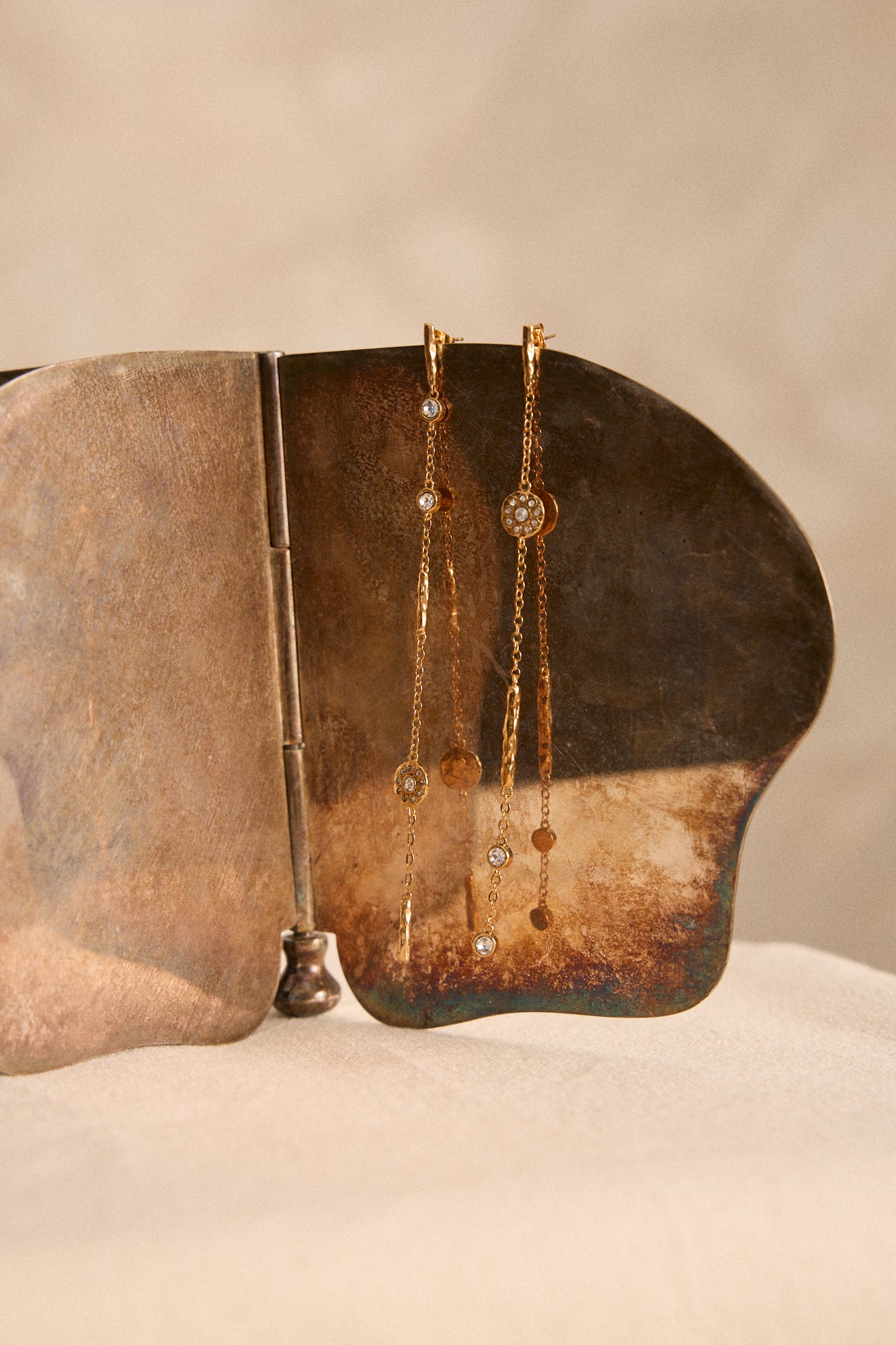 PENDIENTES FLEUR D'OR