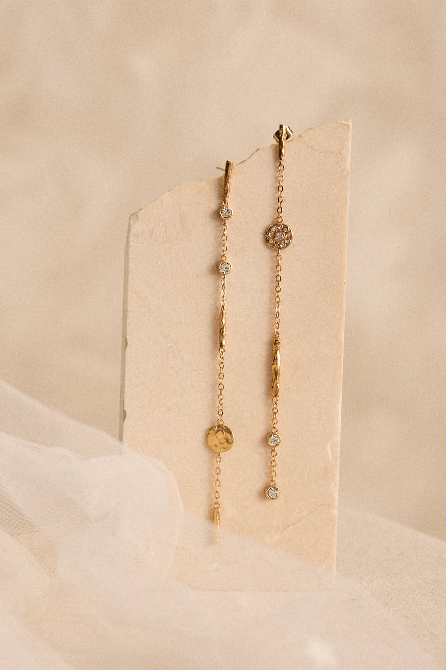 PENDIENTES FLEUR D'OR - Especial novias
