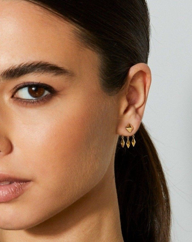 Gold Confidant Earrings