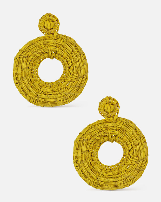 Yellow Curí Earrings